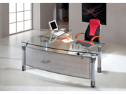 Glass Executive Desk CG-BLBT-15