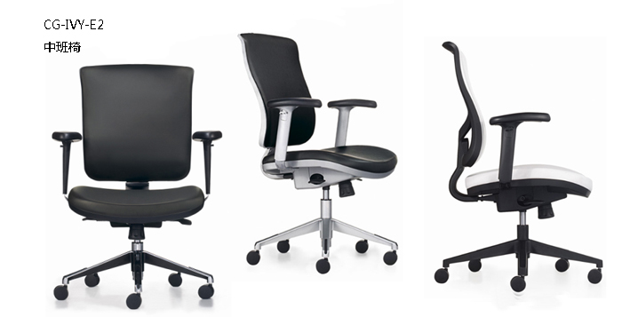 Office Chair|Fashion Medium Back Chair|Office Furniture|Leather Medium Back Chair|中班椅,真皮中班椅