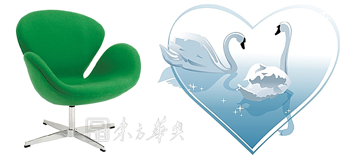 现代经典休闲椅|布面休闲椅|办公家具|布面天鹅椅