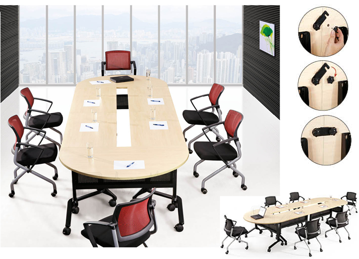 Training Furniture|Training Desk|Office Furniture|Foldable Training Table|培训桌